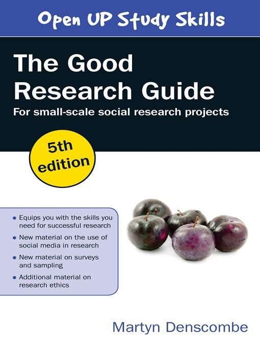 Title details for The Good Research Guide by Martyn Denscombe - Available